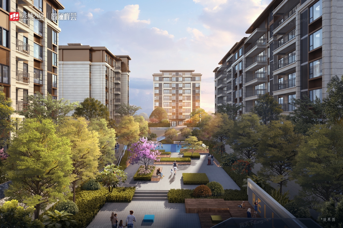 盼盼木門經(jīng)典案例——成都人居新津蜀峰薈項(xiàng)目